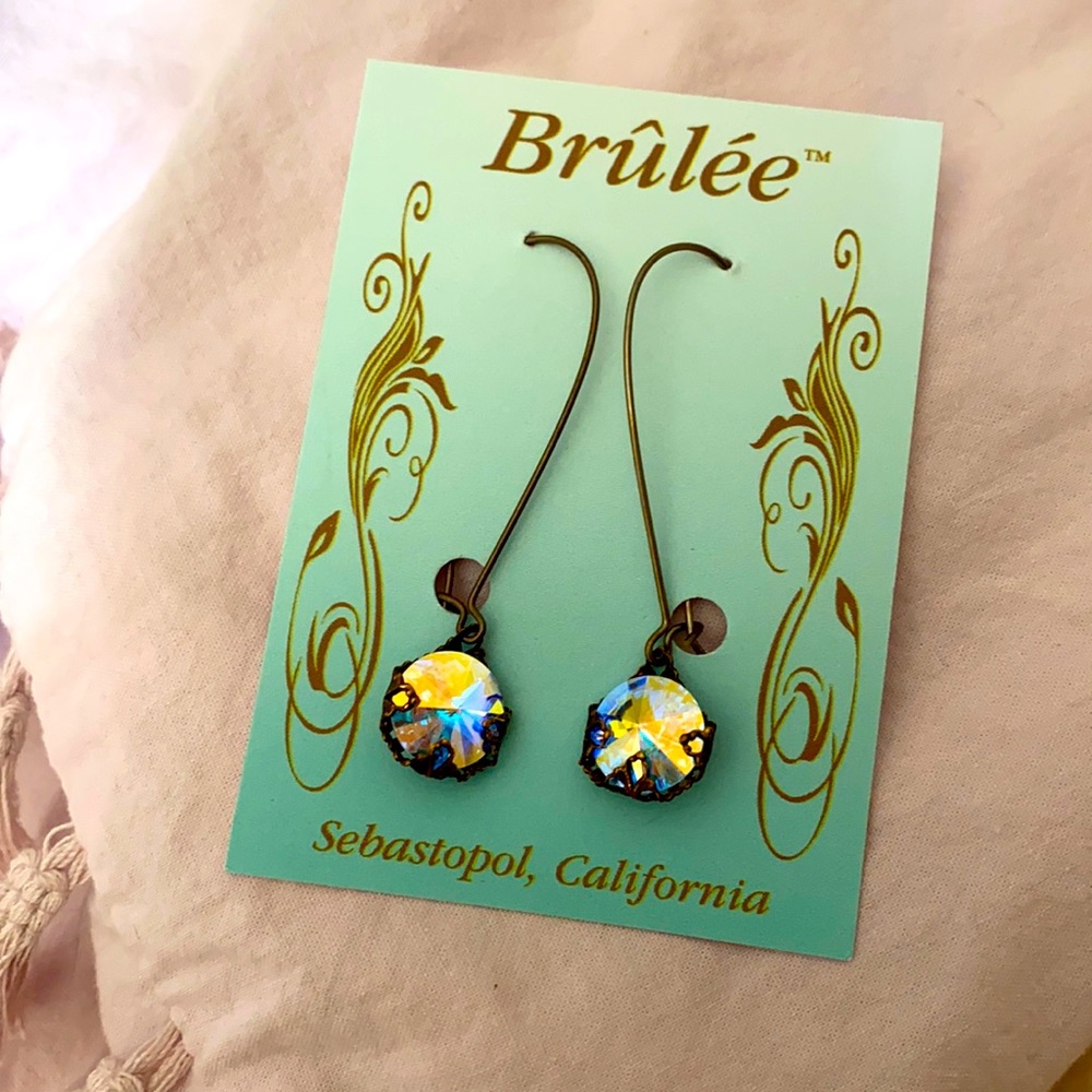 Maria Stashak Swarovski Crystal Earrings
